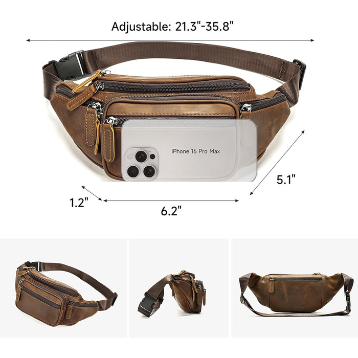 Стильна бананка для жінок, розкішна бананка з натуральної овчини, для вечірок, клубів, бананка на пояс, поясна сумка Crazycoffee