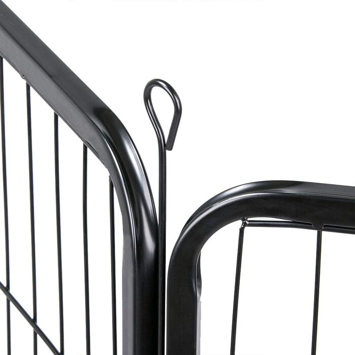 Клітка для цуценят Yaheetech 12-ти кутова, 80 см, вольєр для собак, переносне огородження