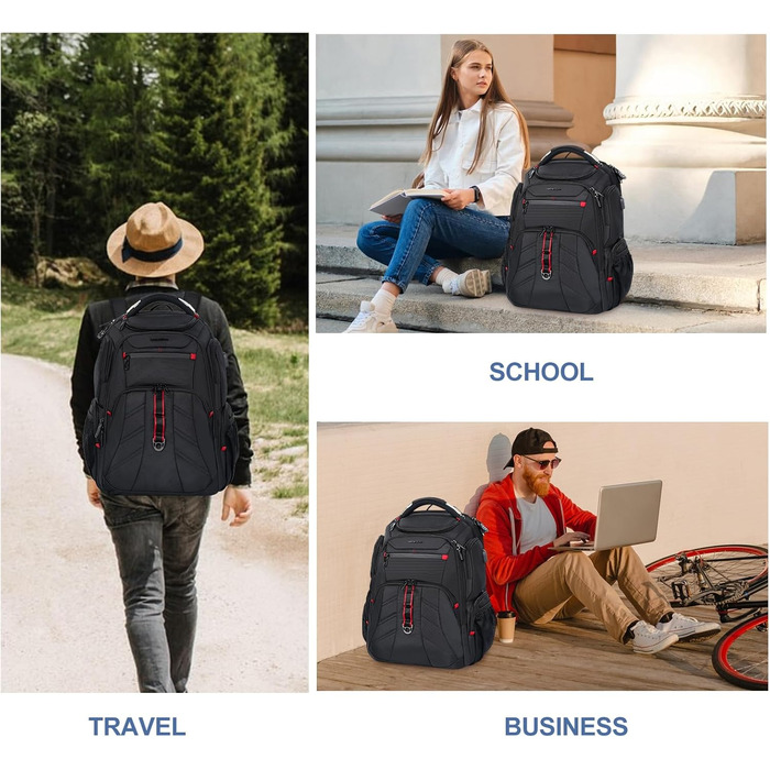 VANKEAN 17-inch extra large laptop backpack (travel backpack)