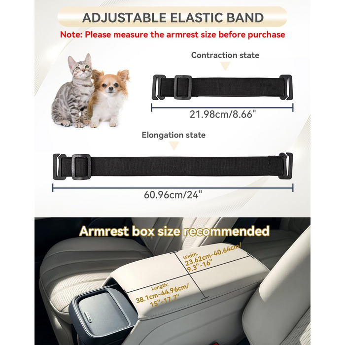 Автокрісло для собак PETSFIT - чорний (хакі), до 5 кг, з захисними гаками