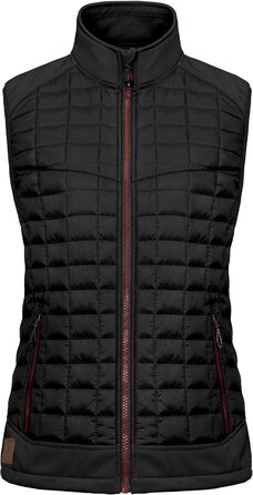 Жіноча жилетка Little Donkey Andy Легка пухова, без рукавів, для активного відпочинку, туризму, бігу, чорного кольору