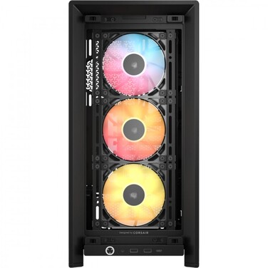 Корпус для комп'ютера Corsair 4000D RS ARGB Midi Tower ATX, чорний