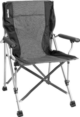 Крісло Brunner Regista Captain Azzurro/Nero (Сірий/Чорний) - Складне, для кемпінгу, преміум