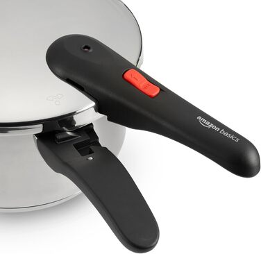 Скороварка Amazon Basics з нержавіючої сталі, 4 л, для індукційних плит