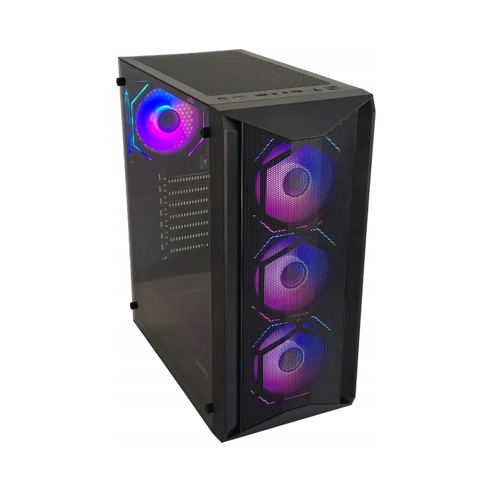 Корпус для комп'ютера OYAKA FUSION TOWER FT-G2, 4x ARGB вентилятори, контролер