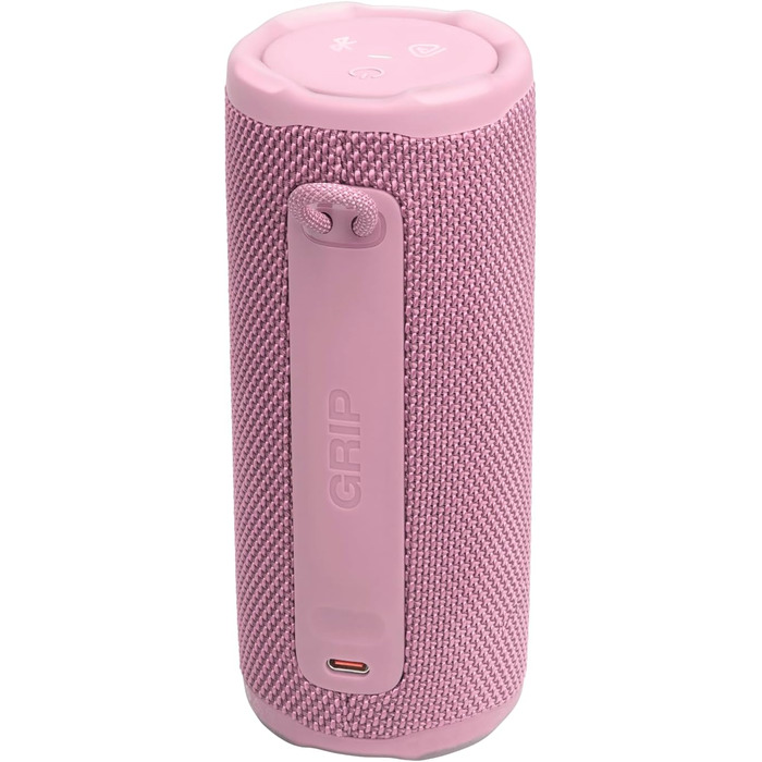 JBL Grip: Портативна Bluetooth колонка, рожева. AI Sound Boost, IP68, до 14 год. відтворення