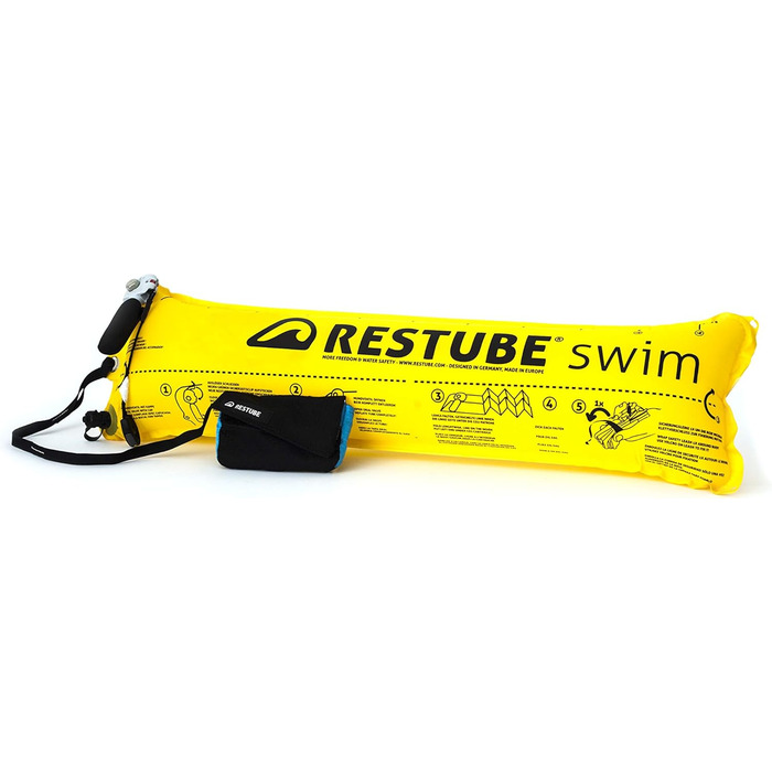 Restube Swim надувний буй для плавання – рятувальний та аварійний буй для безпеки на воді