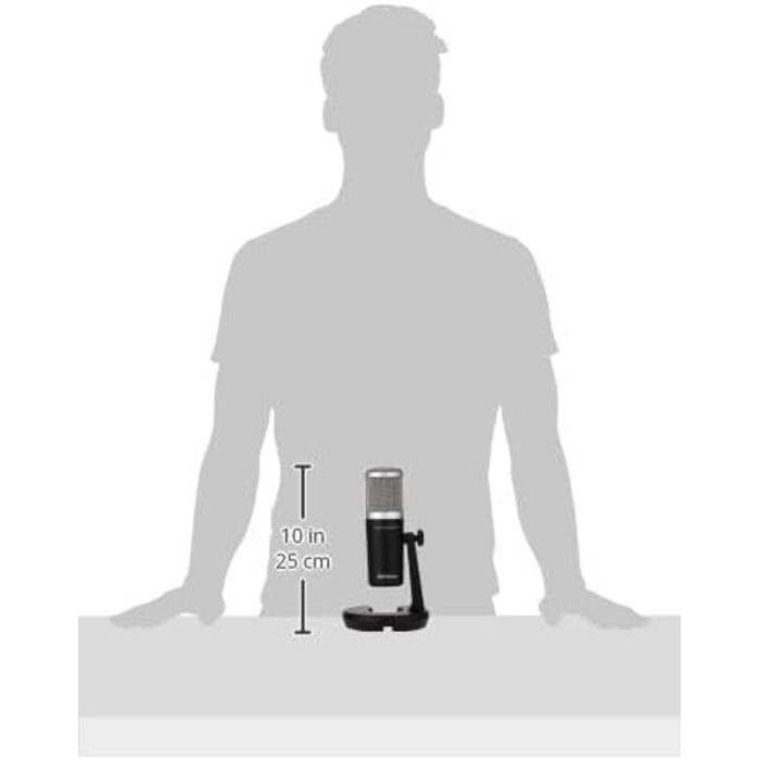 PreSonus Revelator USB-Конденсаторний мікрофон для запису, подкастингу та стрімінгу з програмним забезпеченням Revelator