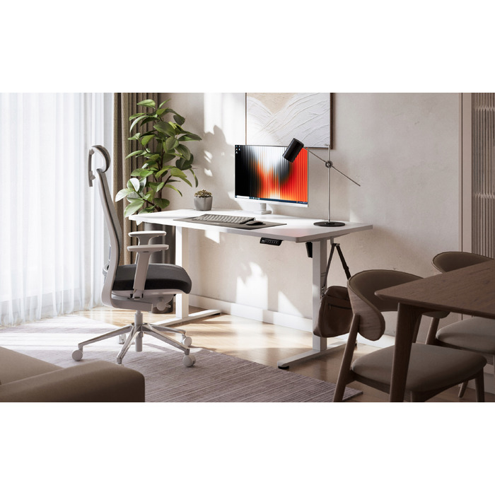 Електричний стіл для роботи стоячи Mark Adler Leader 7.3 White, 140 см