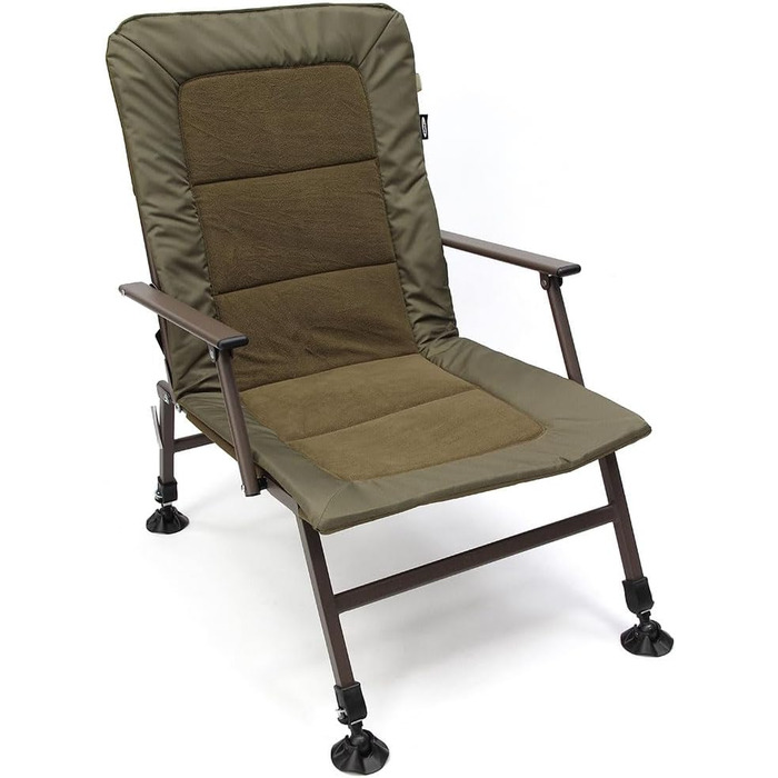 Крісло карпове G8DS® XPR Angelstuhl з підлокітниками, регульовані ноги, м'яке сидіння для риболовлі