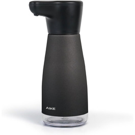 AIKE Automatic Soap Dispenser, Stainless Steel, 420 ml Rechargeable Soap Dispenser with USB Magnetic Connector, Soap Dispenser for Kitchen and Bathroom, IPX7 Waterproof