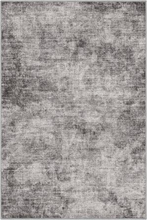 Килимок для дому COLOR&GEOMETRY 60x90 см з неслизьким покриттям TPE, сірий (Rechteckig)