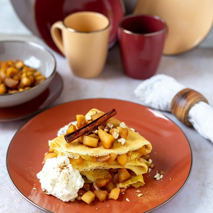 MÄSER Fresh (Nature) - Набір посуду з металевим бордюром (16 предметів)