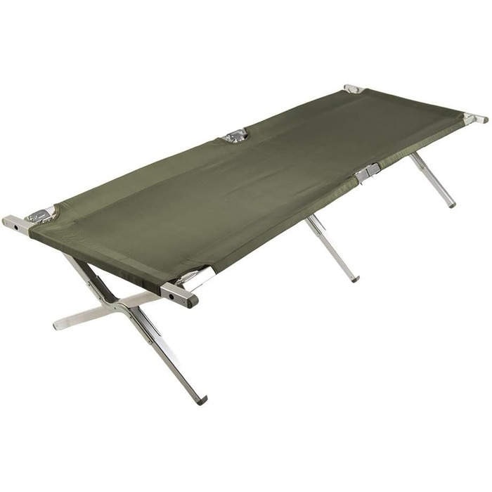 Mil-Tec Unisex - Adult Folding Bed - 1441000 Folding Bed, Black, One Size