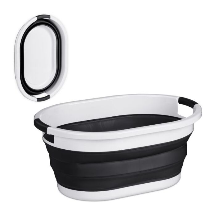 Relaxdays Foldable Laundry Basket, 36 Liter
