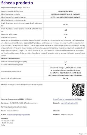 Мобільний кондиціонер Olimpia Splendid Dolceclima 8 WWB: Клімат-контроль, охолодження, осушення, вентиляція (2.1 кВт, 10000 BTU)