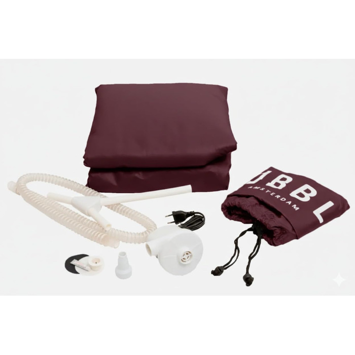 Надувна ванна Tubble Royale Deep Burgundy 255 л - розкішне домашнє спа для дорослих