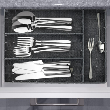 Relaxdays Cutlery Box with 4 Compartments