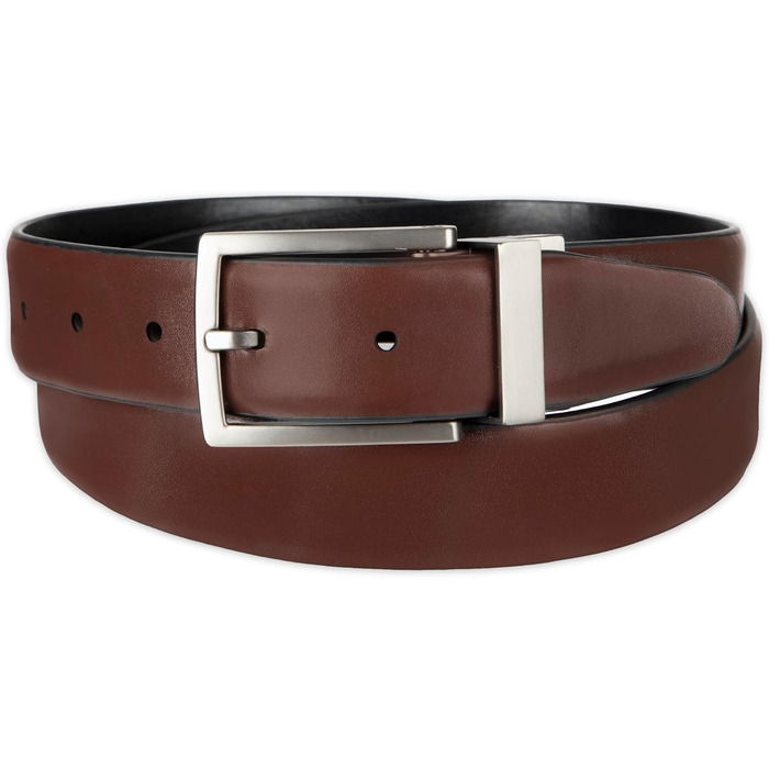 Чоловічий ремінний пояс Kenneth Cole 2-в-1, чорний/коричневий