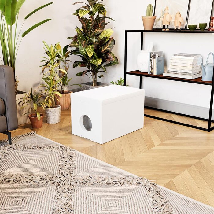 Вологостійкий котячий будиночок QLS зі стиропора, 58x38 см – ізольоване захисне житло для котів на вулицю