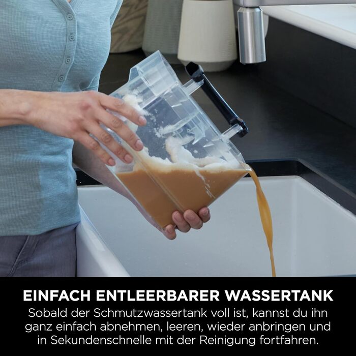 Shark Бездротовий видальник плям, портативний пилосос для прання та видалення запахів, для килимових покриттів, м'яких меблів та іншого, з коробкою для зберігання, аксесуарами та 2 × засіб для чищення, HX100EUCP (StainStriker Lösning Starterflaschen)