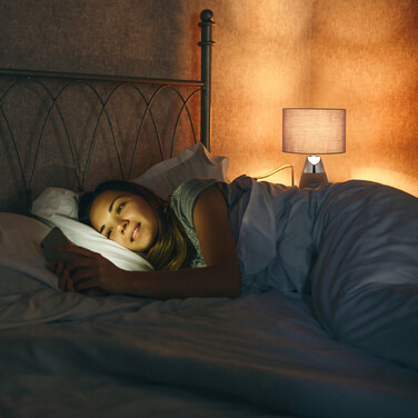 Relaxdays XL Nightstand Lamp with Touch Control