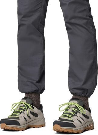 Чоловічі трекінгові черевики Columbia Redmond Iv Low Waterproof Mid Rise, 47 EU, Gravel Napa Green