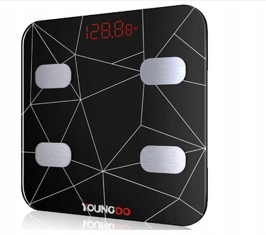 Розумні ваги для вимірювання відсотка жиру в організмі YOUNGDO, 30x30 см
