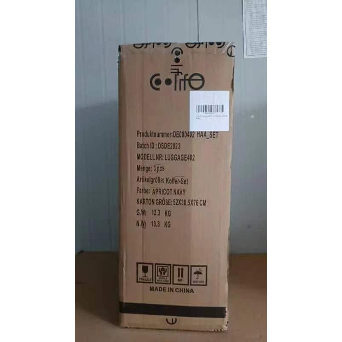 Валіза COOLIFE з жорстким корпусом, тріскачка, ручна валіза, валіза для подорожей з TSA-замком та 4 колесами (Зелений)