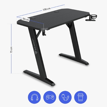 Ігровий стіл Sense7, 100 x 75 x 50 см