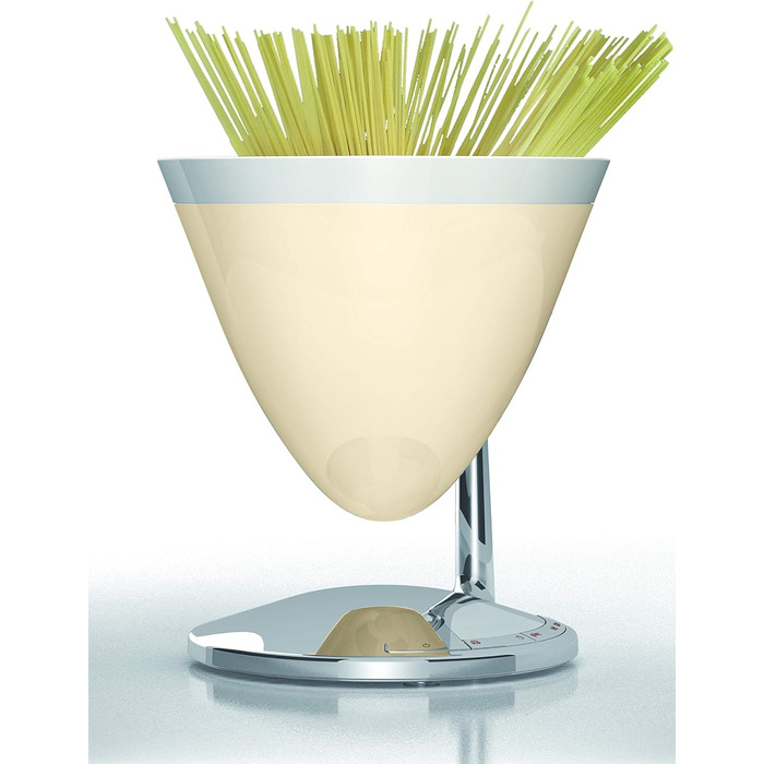 Кухонні ваги Bugatti Uma з таймером та електронним дисплеєм, 3 кг, елегантний дизайн