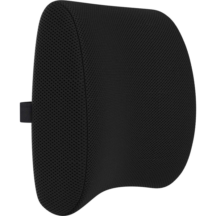 Подушка для офісного крісла Bonmedico з піни Memory Foam: поперекова підтримка для офісу, авто та дому, ергономічна спинка, чорна, підтримка попереку (X-Small)
