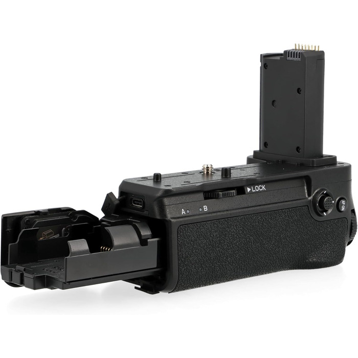 Грип для Canon EOS RP & R8 з двома акумуляторами, сумісний з Nikon Z6 III Z5 II (MB-N14), чорний