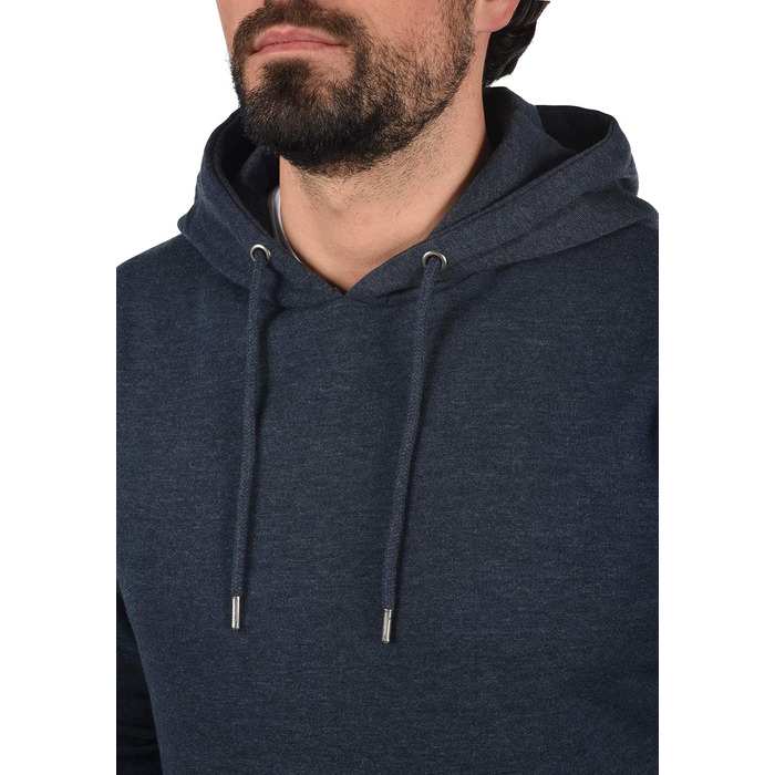 Чоловічий худі Solid SDBert з капюроном, синій меланж (Insignia Blue Melange), розмір M