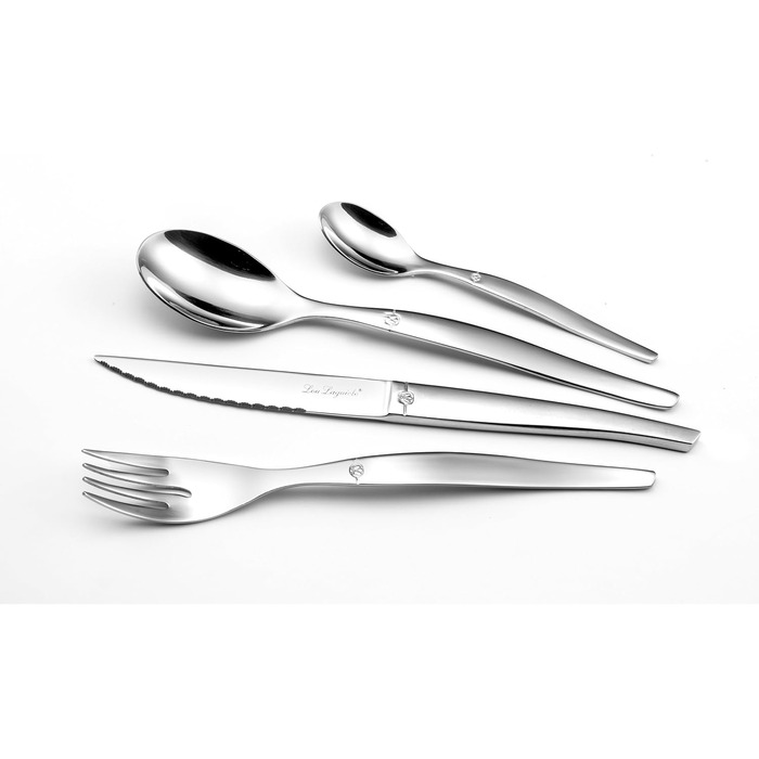 Lou Laguiole - Jet - 24-Piece Stainless Steel Cutlery Set