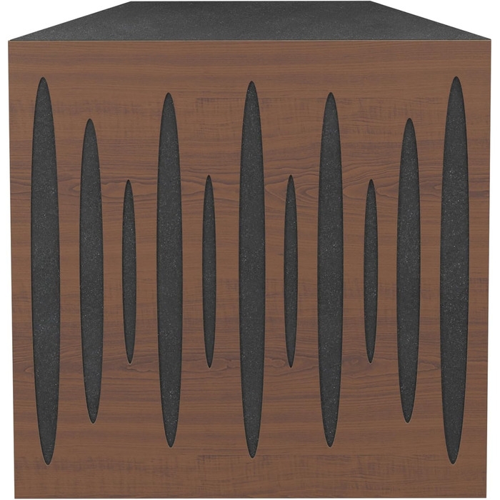 Набір акустичних басових пасток для кутів PULSE-100mm (4 шт), 50x50x10 см, колір горіх — звукопоглинаючі панелі для студії звукозапису