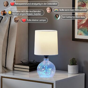 Настільна лампа GyroVu з ротангу, 2 шт. в наборі, Бохо стиль, патрон E27, для спальні, вітальні, читання