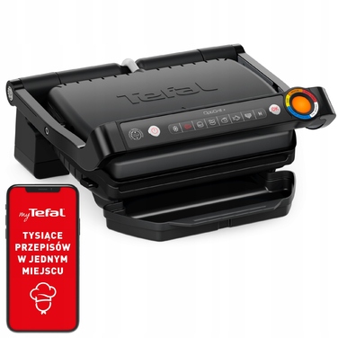 Електричний гриль-опикач Optigrill+ GC717810, 2000 Вт, розкладний, чорний