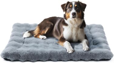 М'яка килимок-підстилка для собак Mora Pets: неслизька, тепла, сіра, 76 x 48 см