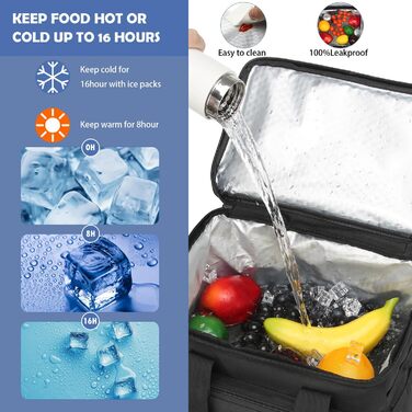 Терморюкзак для пікніка на 42 банки: чорний, тактичний, ізольований, для відпочинку на природі