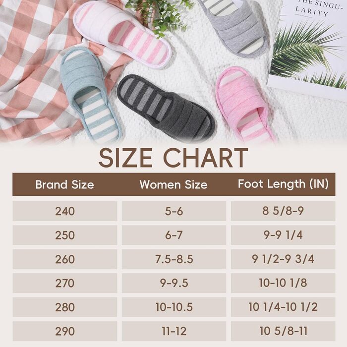 Тапочки халатні з відкритим носком для жінок та чоловіків, м'яка бавовна, Memory Foam, сліпони, для дому (розмір 11-12 жіночий/10-10.5 чоловічий, темно-синій)