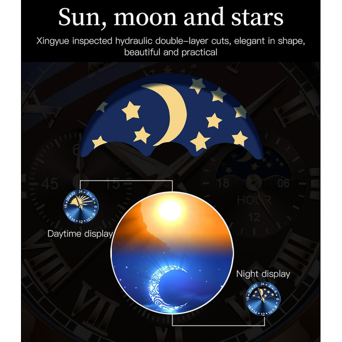 Годинник чоловічий OLEVS Chronograph Quartz з підсвічуванням, коричневий (2871)