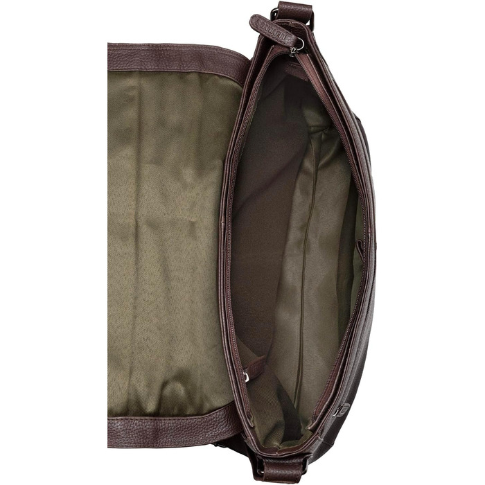 Сумка-месенджер LEABAGS Oxford для ноутбука 15 дюймів, шкіряна, чоловіча/жіноча, 38x31x10 см, Cacao