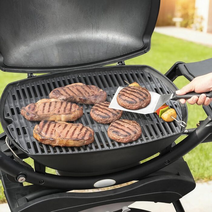 Решітка для гриля Onlyfire з чавуну, сумісна з Weber Q200, Q220, Q240, Q2000, Q2200, Q2400 (замінник Weber 7645, 2 шт.)