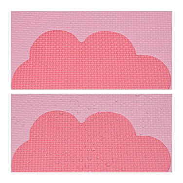 Relaxdays 52-piece puzzle mat with border and motifs