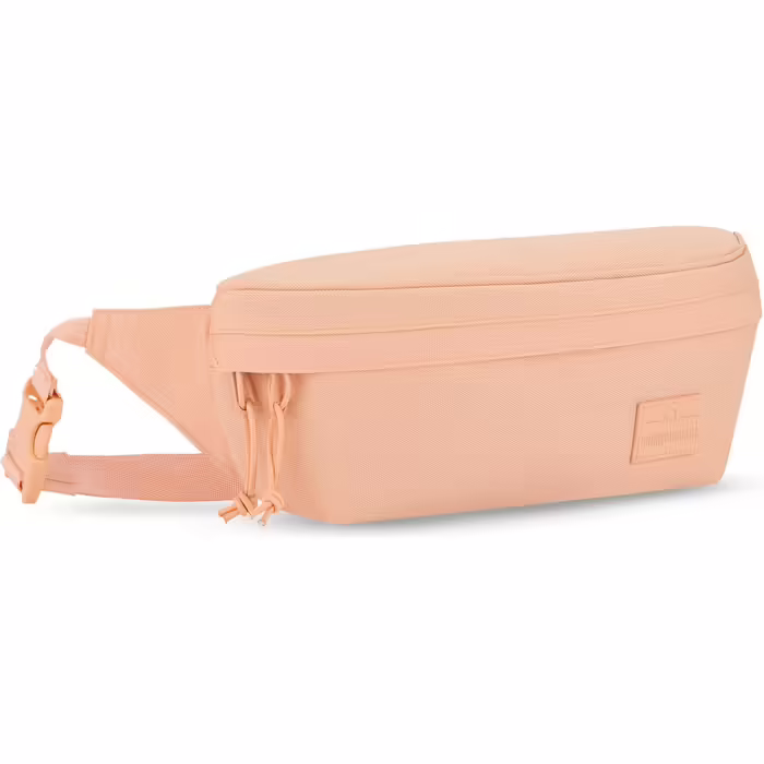 JOHNNY URBAN Waist Bag Women & Men - Tom - Belt Bag With Flexible Belt for Festival - Stylish Crossbody Chest Bag - Water-Repellent (Peach)