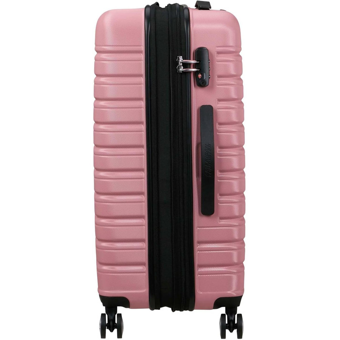 Чемодан American Tourister Flashline, 67 см, 69/75 л, чорний (Shadow Black) / ротаційний (Spinner M)