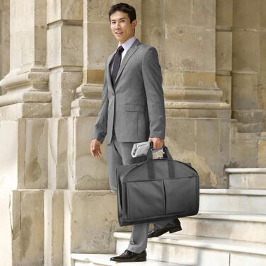 Чохол для костюмів та одягу WallyBags 510 Black 48 дюймів, чорний, з підкладкою, складаний
