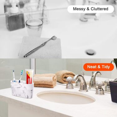Bathroom toothbrush holder, toothpaste holder, stand, bathroom organizer for toothbrushes, makeup brush holder