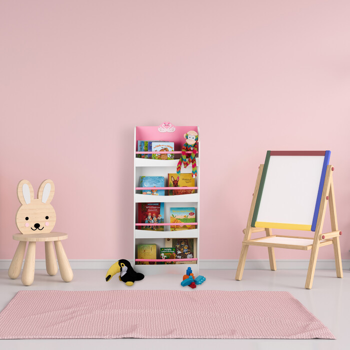 Relaxdays Children's Bookshelf Swan